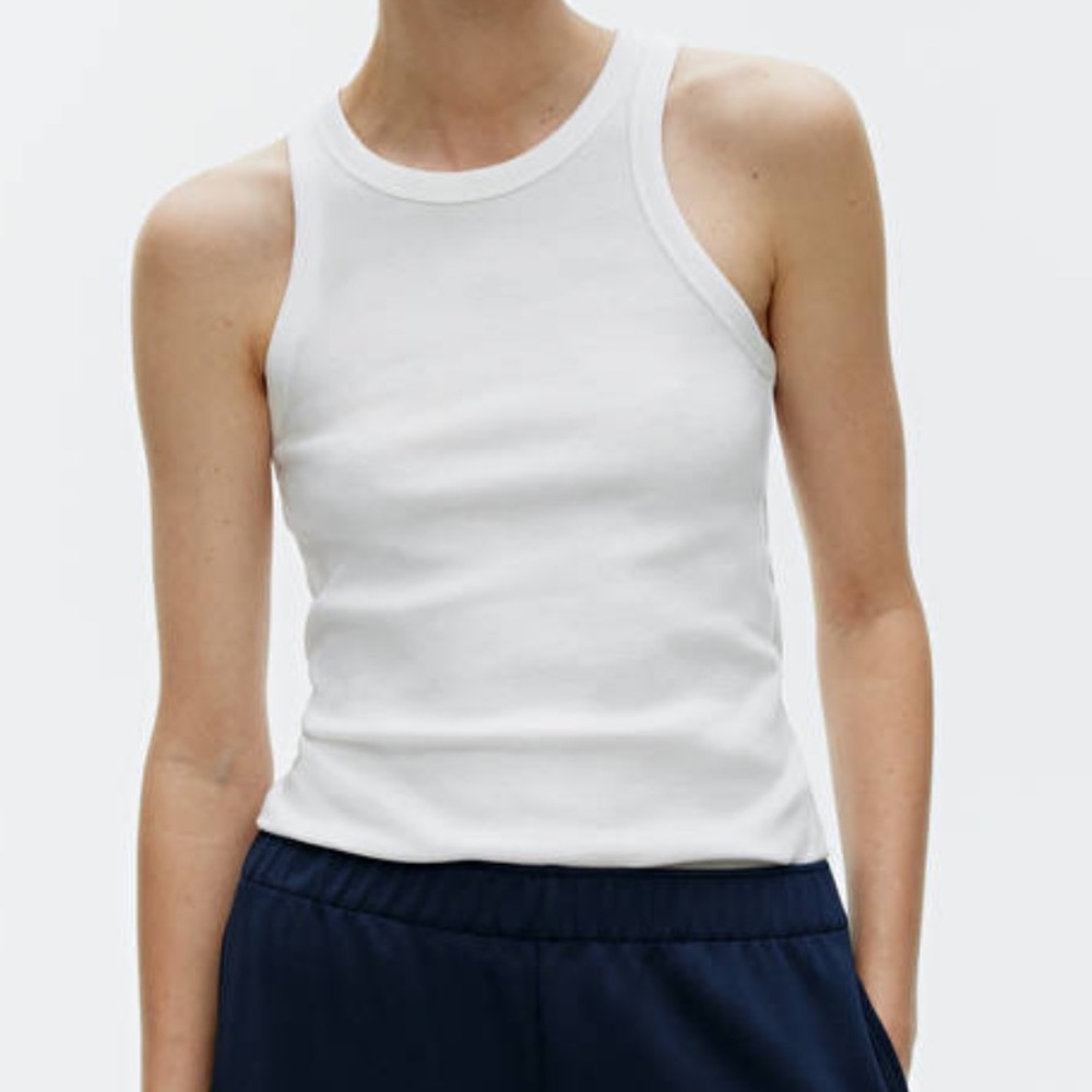 New! Arket rib racer top. M